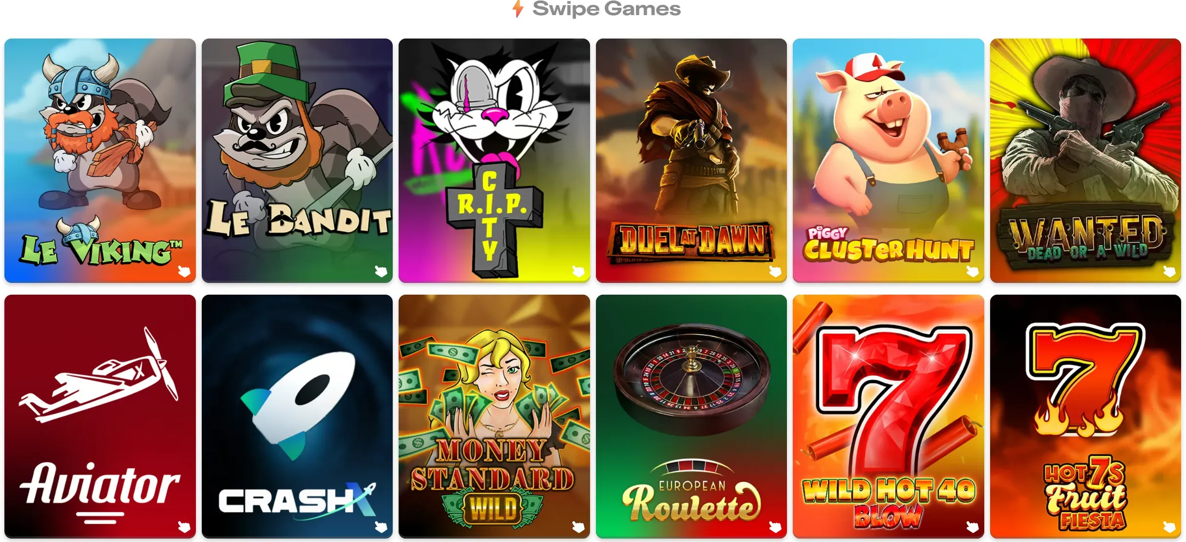 shakebet casino swipe games